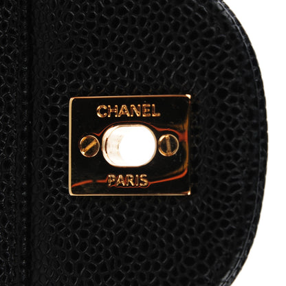 Chanel Caviar Quilted Jumbo Double Flap Black 7 of 9