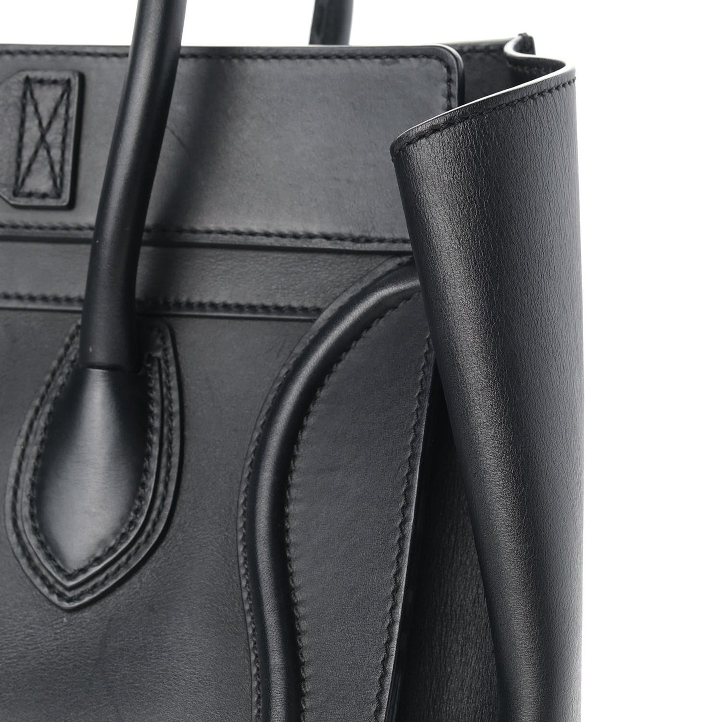 Smooth Calfskin Mini Luggage Black