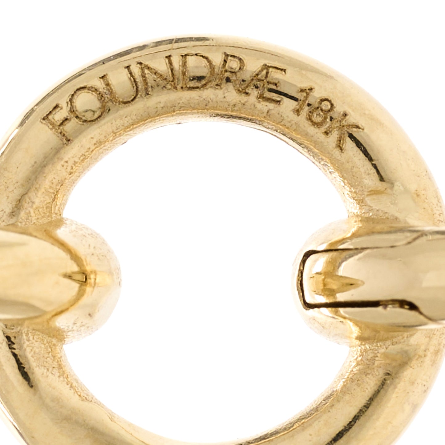 18K Yellow Gold Triple Annex Link