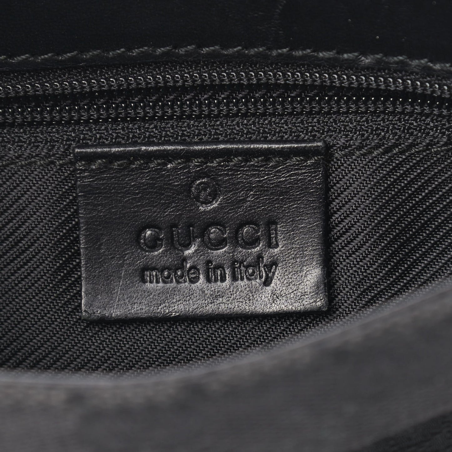GG Monogram Web Flight Belt Bag Black
