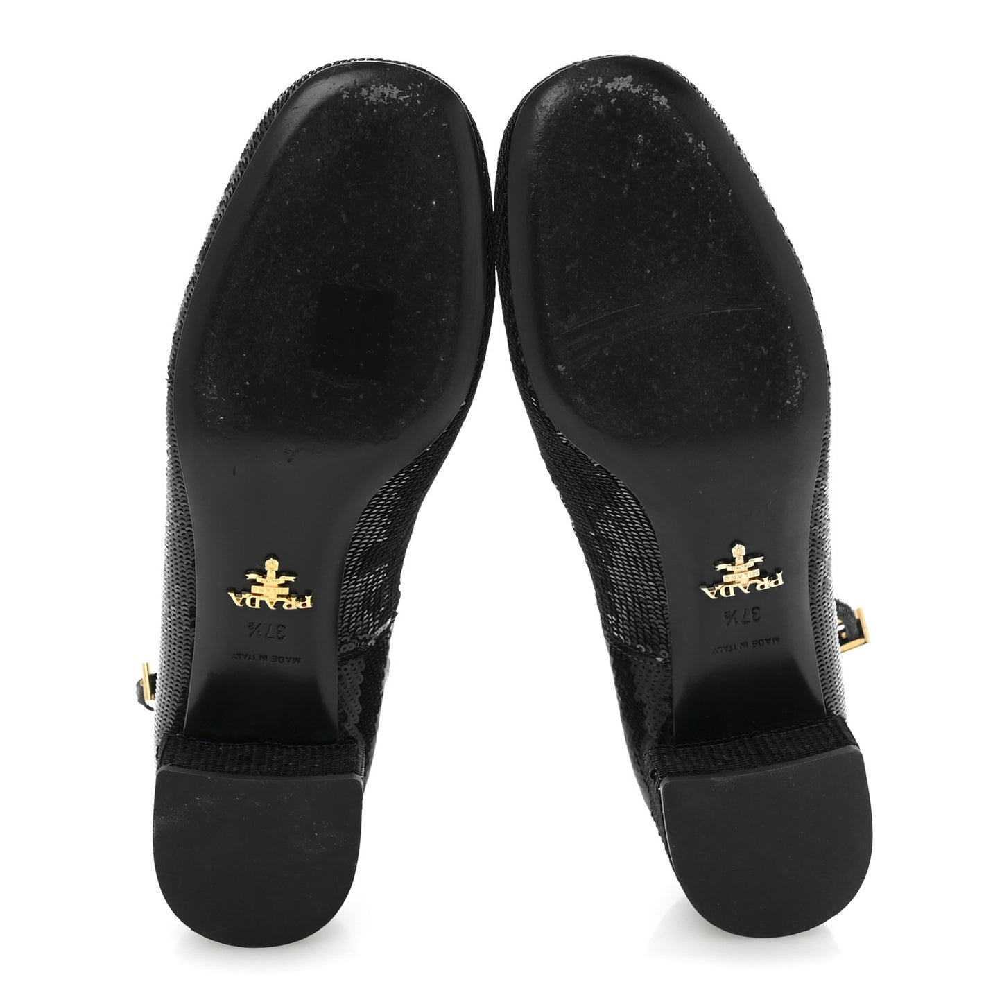 Sequin Triangle Pumps 37.5 Black