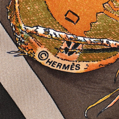 Hermes Silk Les Danses Des Indiens Scarf 90 3 of 10