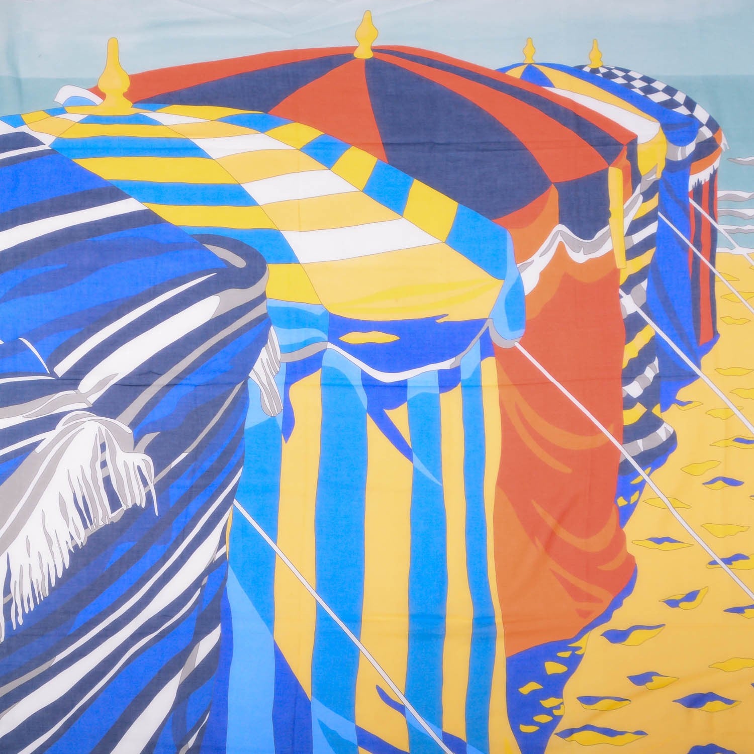 Hermes Printed Cotton Beach Pareo 1 of 6
