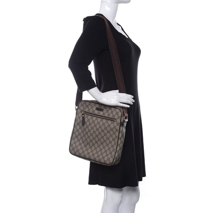 Gucci GG Plus Monogram Medium Messenger Bag Dark Brown 2 of 10