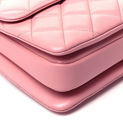 Chanel Lambskin Quilted Small Trendy CC Flap Dual Handle Bag Light Pink 7 of 8