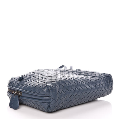 Bottega Veneta Nappa Intrecciato Pillow Crossbody Messenger Blue 4 of 10
