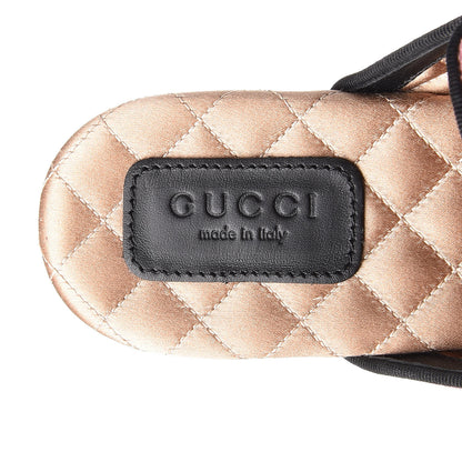 Gucci Velvet Embellished Evening Slippers 36 Tibet Red 6 of 8