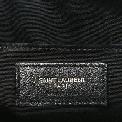 Saint Laurent Calfskin Matelasse Monogram Lou Camera Bag Dark Latte 6 of 9