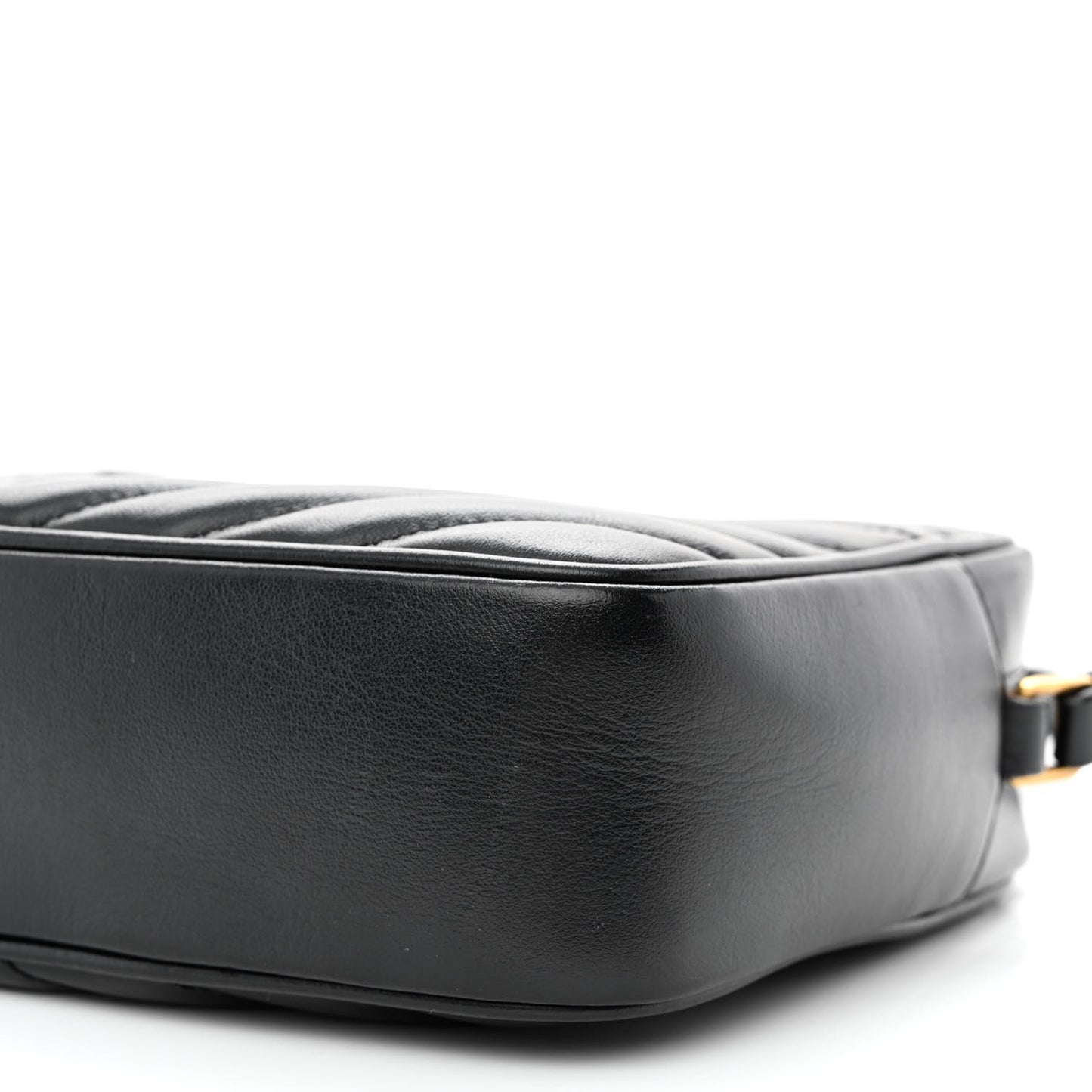 Calfskin Matelasse Monogram Lou Camera Bag Black