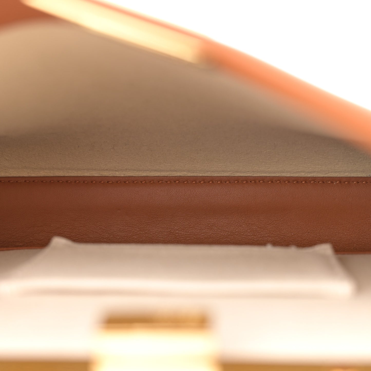 Vitello Seta Canvas FF Embroidered Mini Peekaboo Iconic Satchel Brandy Grezzo