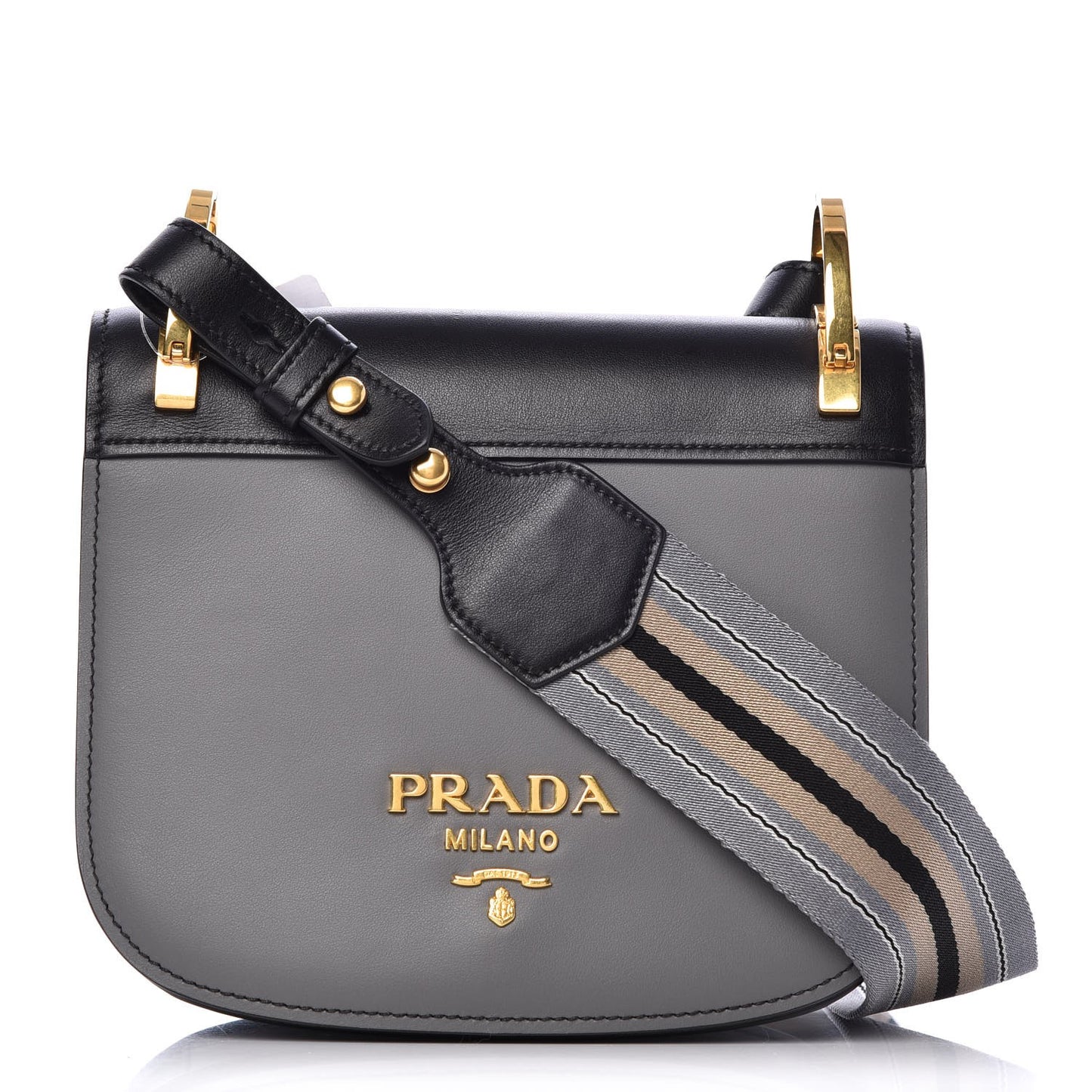 City Calf Pionniere Saddle Bag Marmo Black