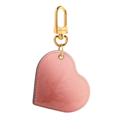 Louis Vuitton Vernis Degrade Heart Bag Charm Pink 1 of 6