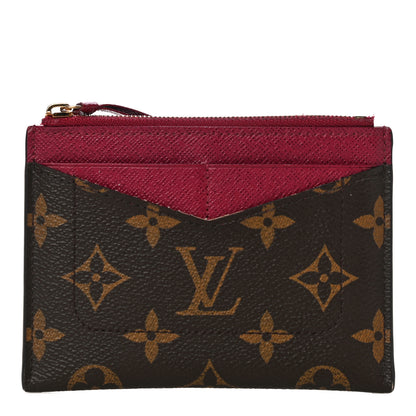 Louis Vuitton Monogram Zipped Card Holder Fuchsia 1 of 13