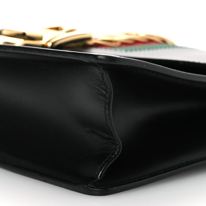 Gucci Calfskin Small Sylvie Shoulder Bag Black 10 of 11
