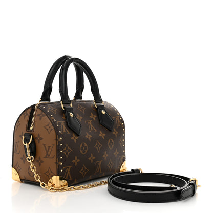 Louis Vuitton Reverse Monogram Speedy Trunk 20 3 of 10