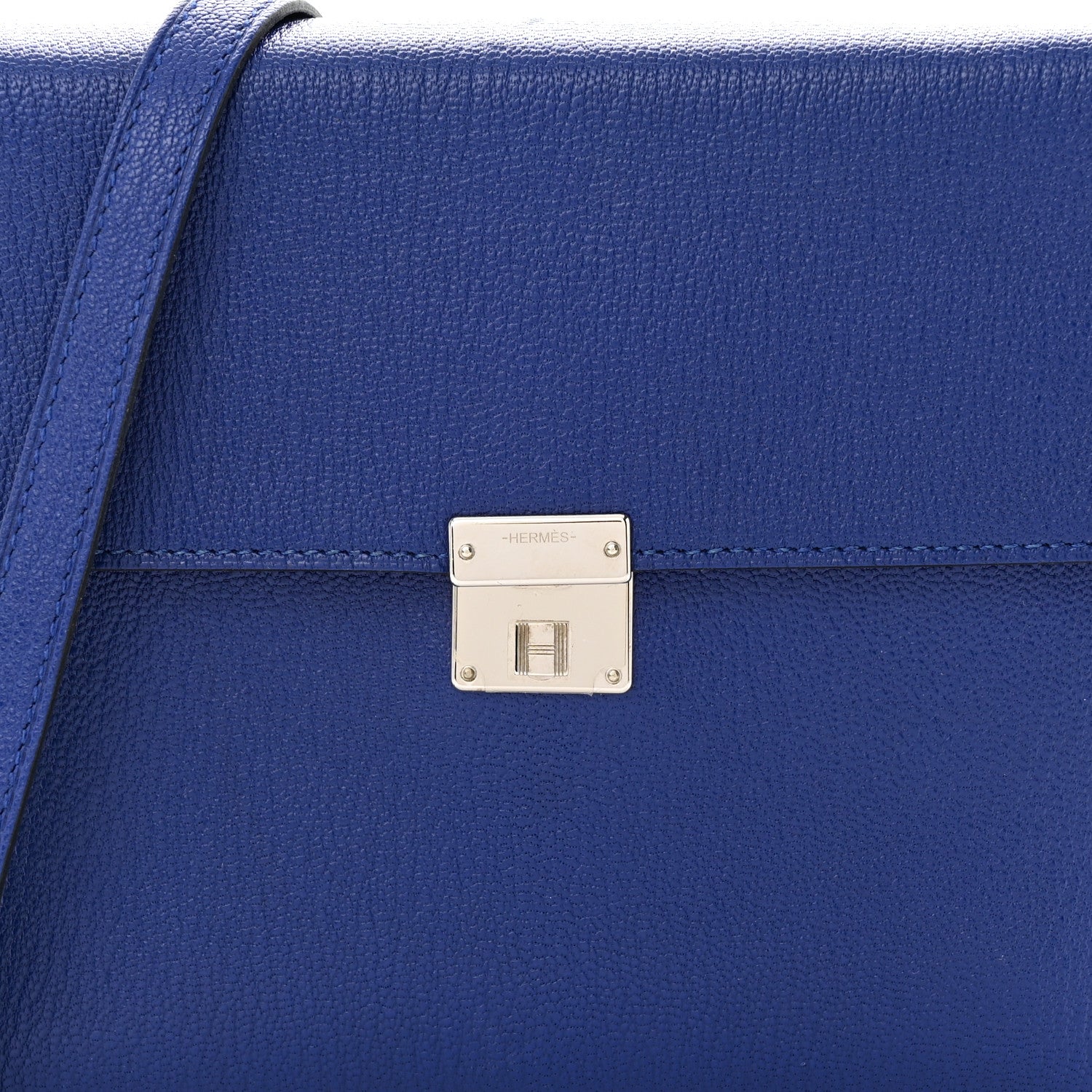 Hermes Chevre Mysore Clic 16 Wallet Bleu Electrique 8 of 10