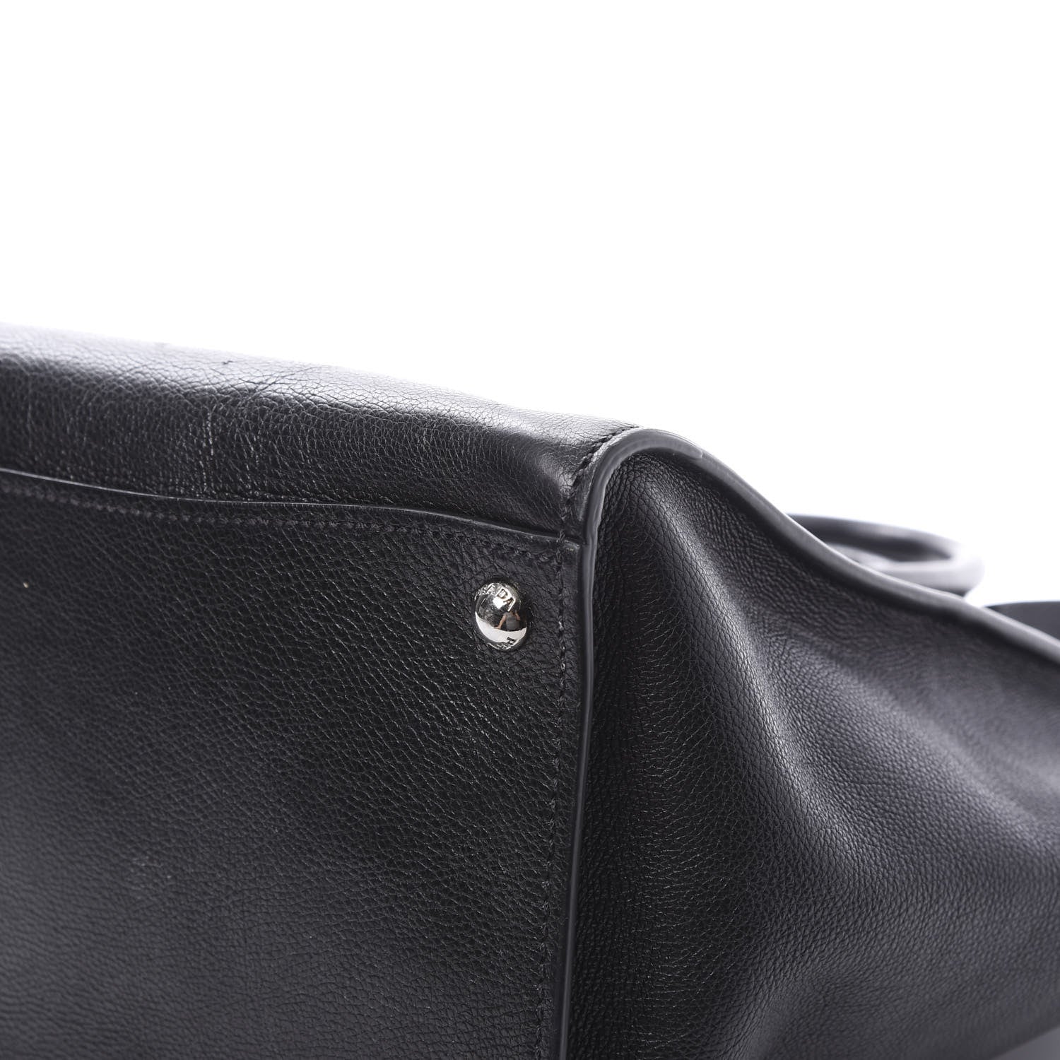 Prada Glace Calf Twin Pocket Tote Black 10 of 10