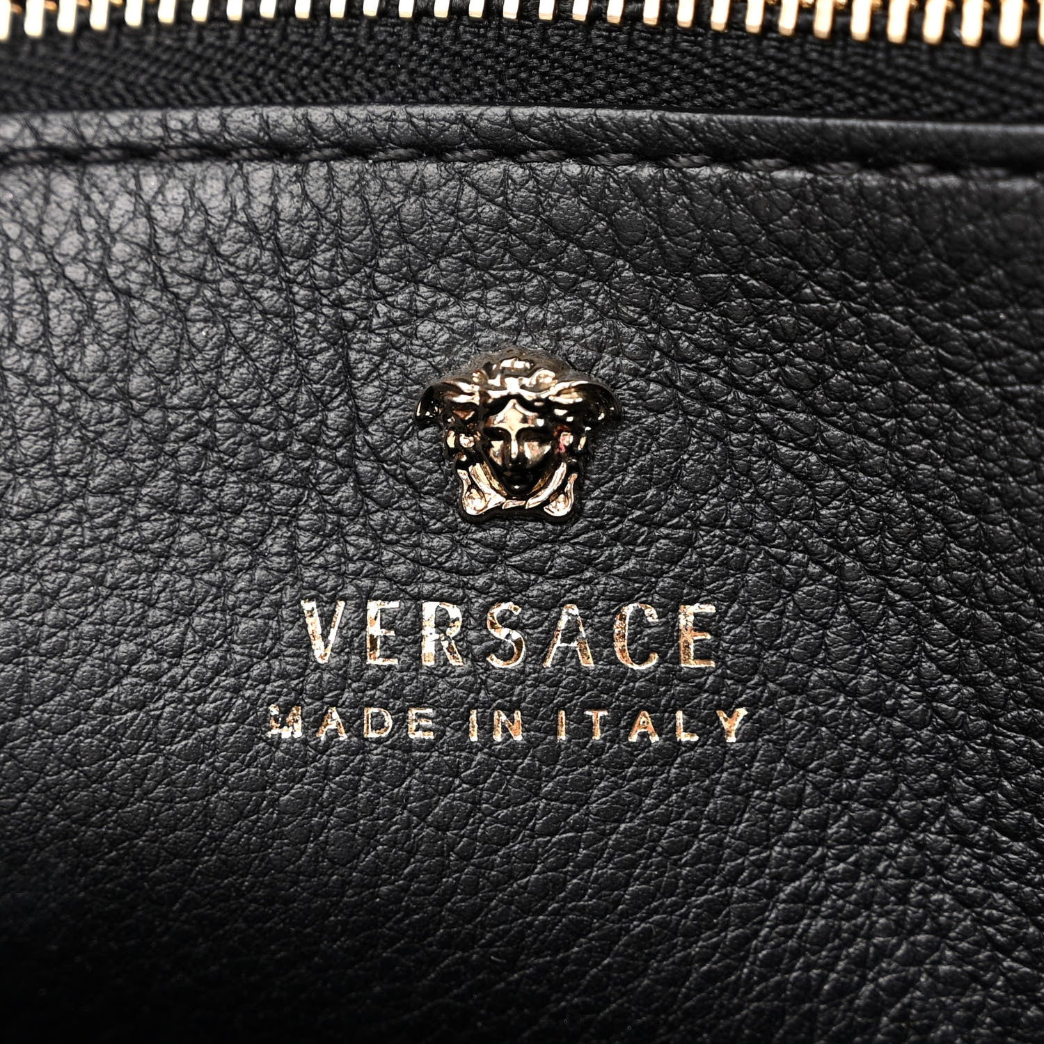 Versace Calfskin Medium Palazzo Empire Bag Black 7 of 17