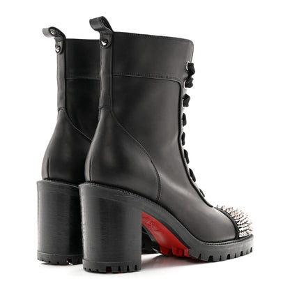 Christian Louboutin Calfskin Spikes TS Croc 70 Boots 35 Black 4 of 13