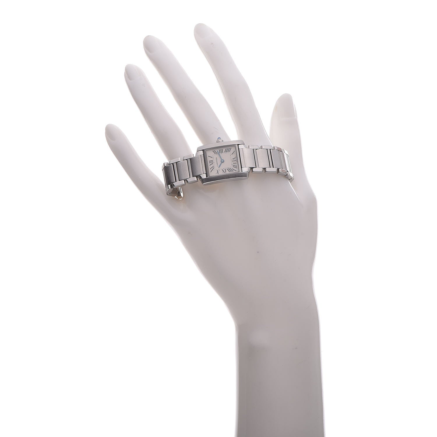 Cartier Stainless Steel 20mm Tank Francaise Quartz Watch 2 of 7