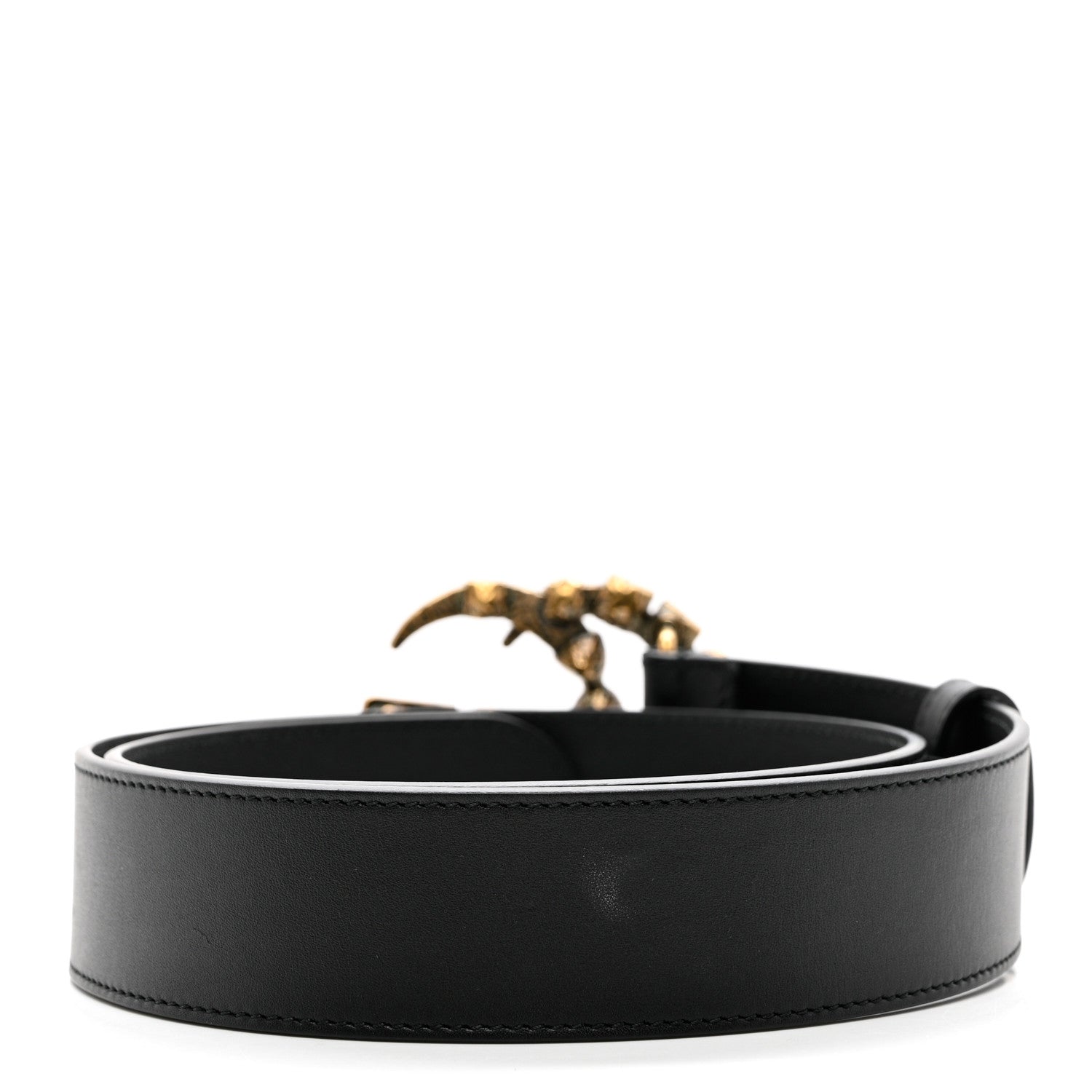 Gucci Calfskin Crystal Double G 40mm Belt 85 34 Black Multicolor 2 of 5