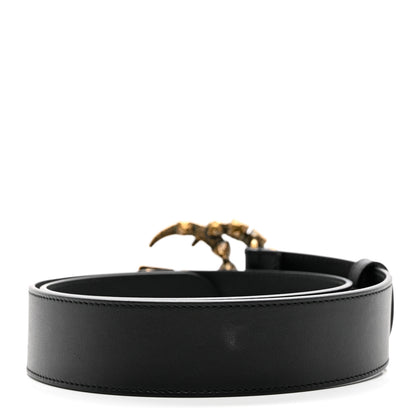 Gucci Calfskin Crystal Double G 40mm Belt 85 34 Black Multicolor 2 of 5