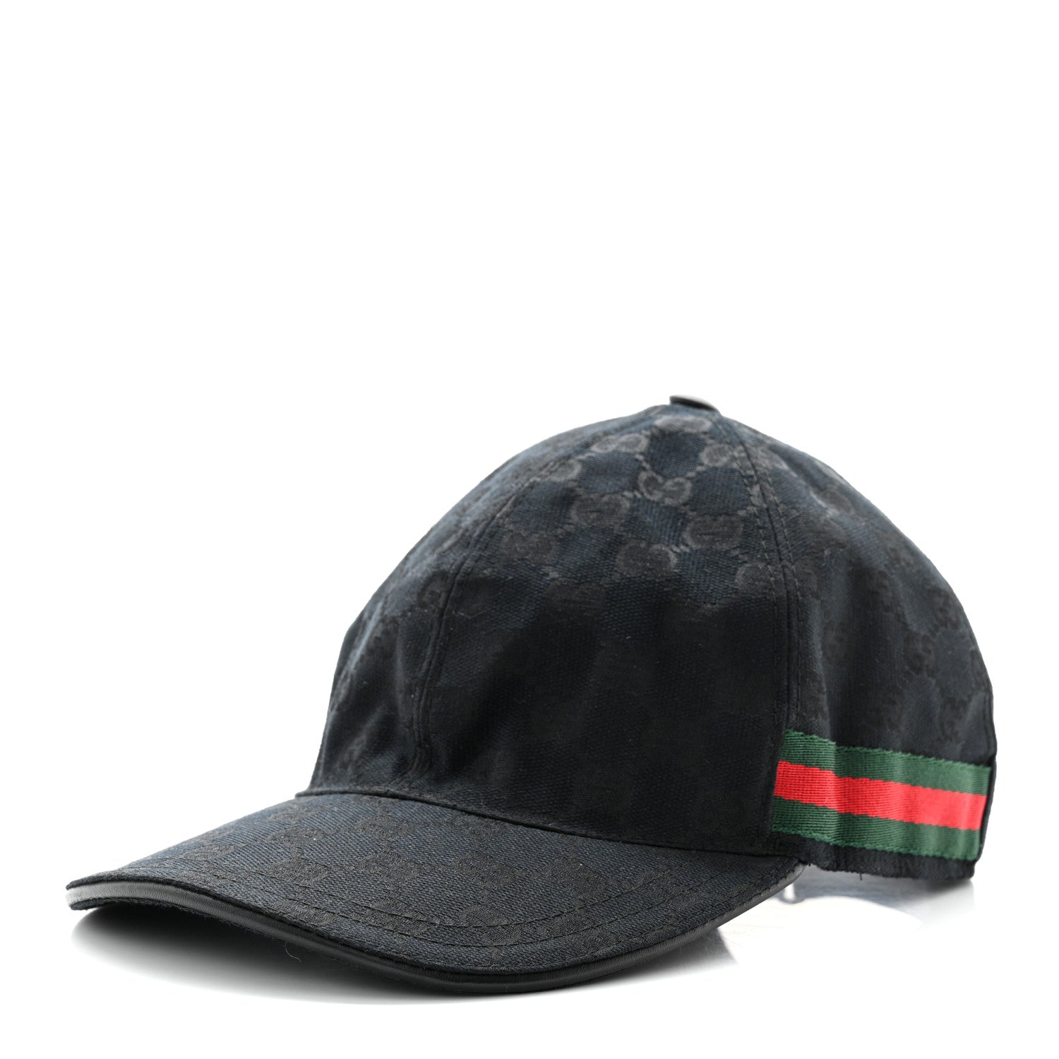 Gucci Monogram Web Baseball Hat M Black 3 of 16
