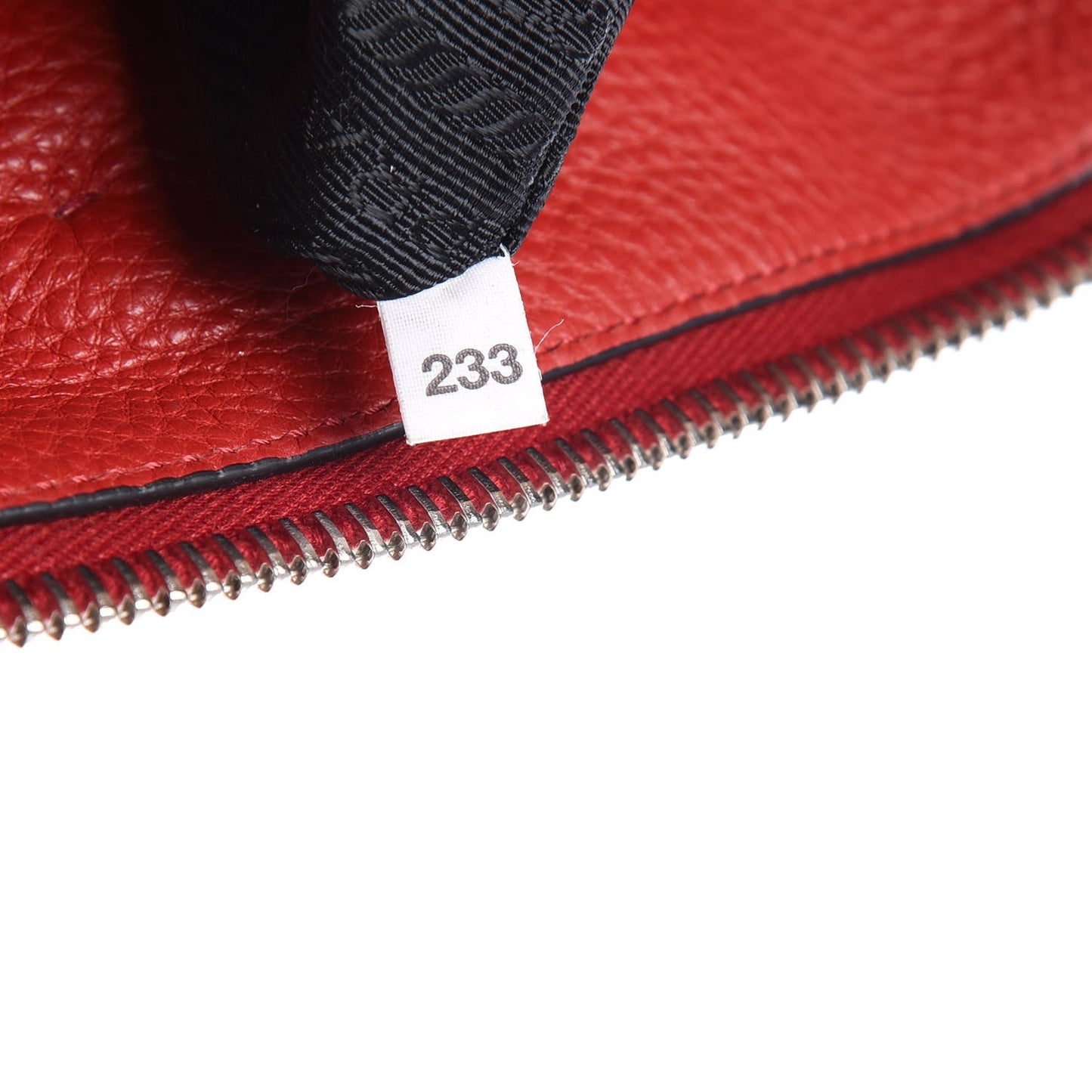 Vitello Daino Shopping Tote Rosso