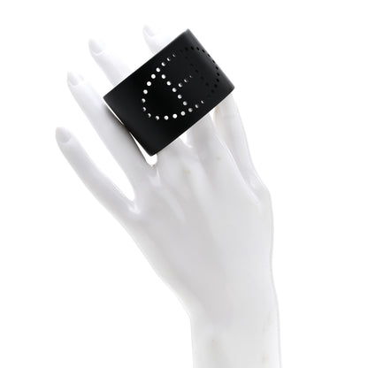 Hermes Aluminium Evelyne Sunset Cuff Bracelet Black 2 of 5