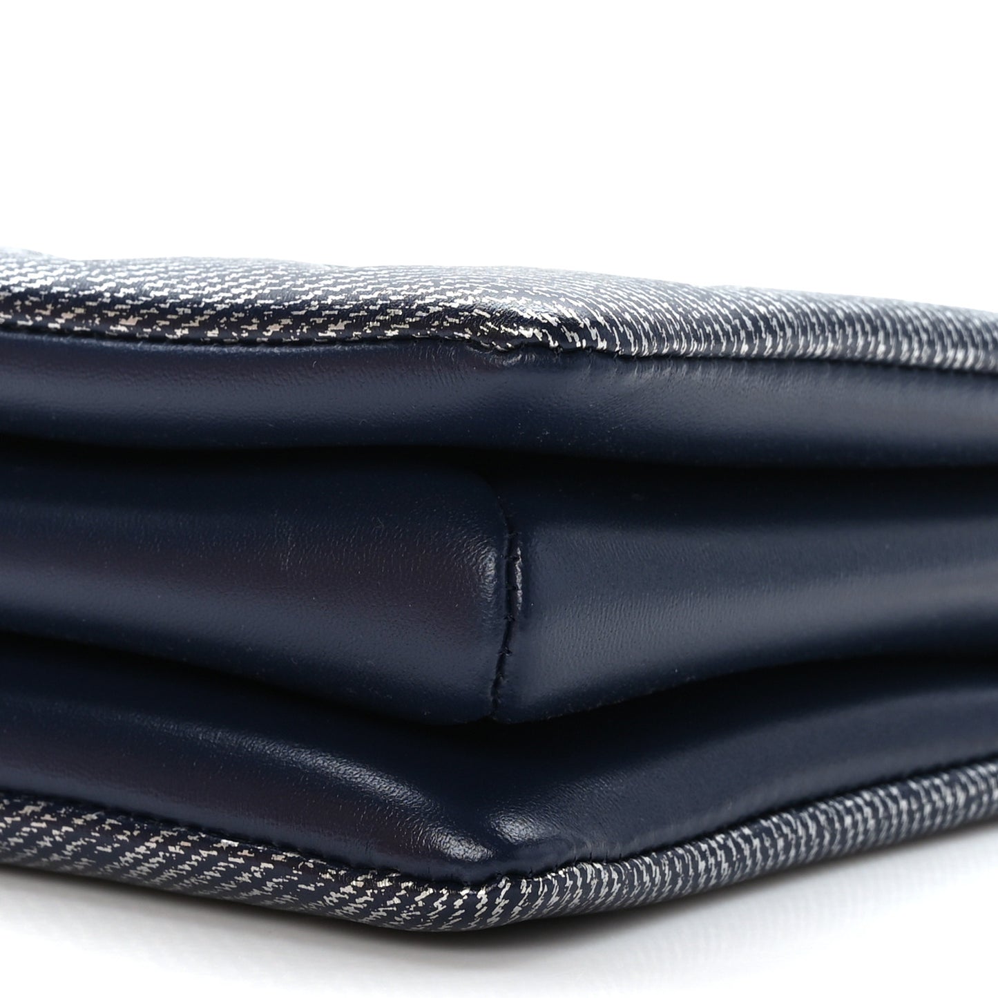Lambskin Printed Monoglam Coussin PM Blue