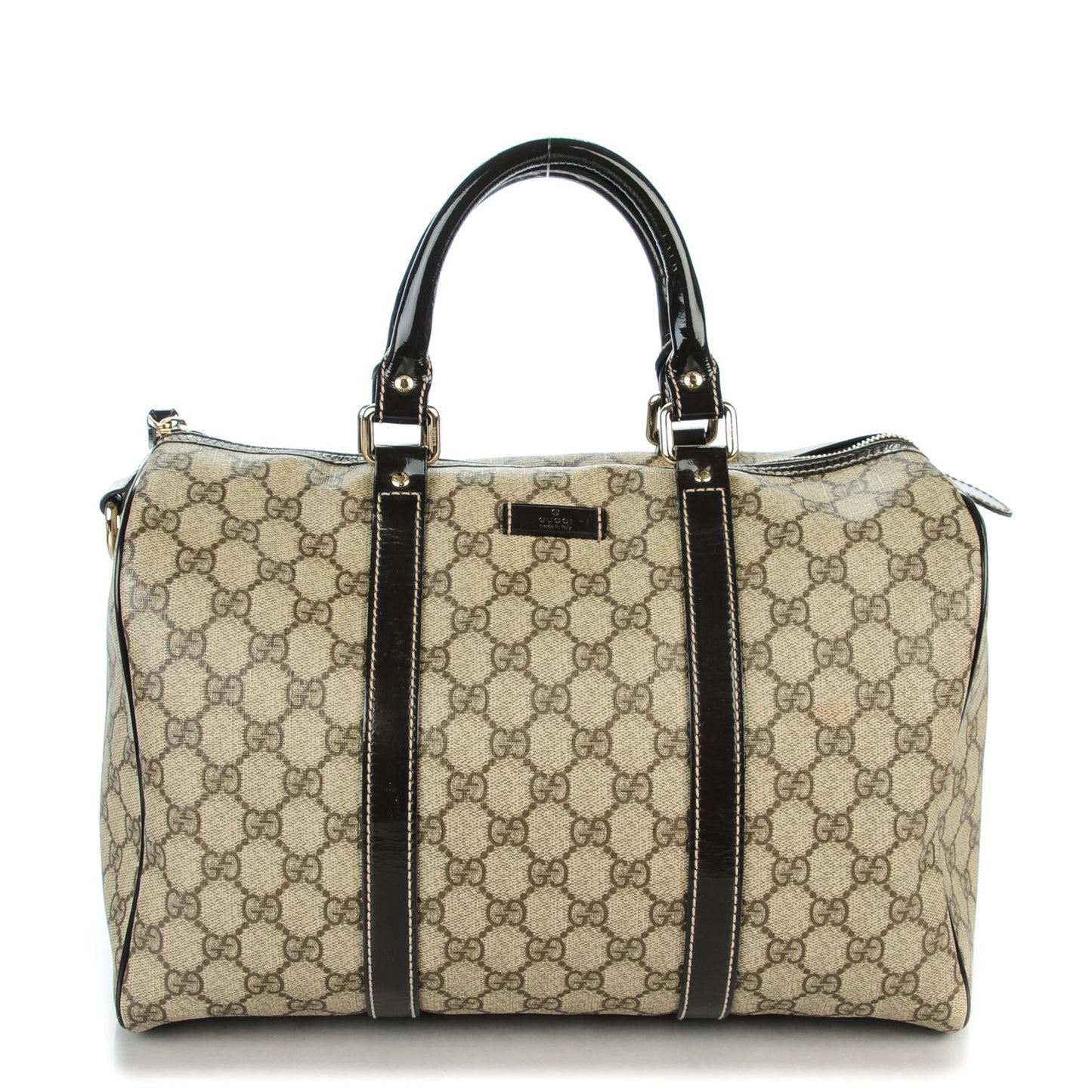 GG Plus Monogram Medium Joy Boston Dark Brown