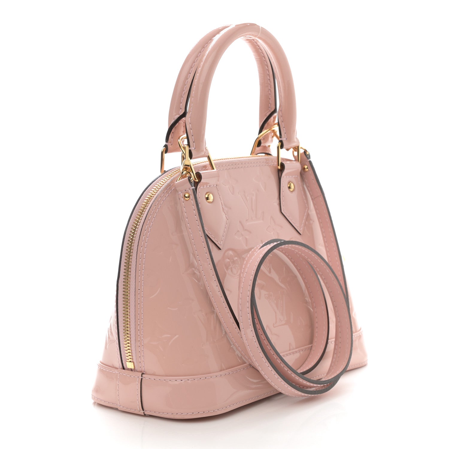 Louis Vuitton Vernis Alma BB Rose Ballerine 3 of 8