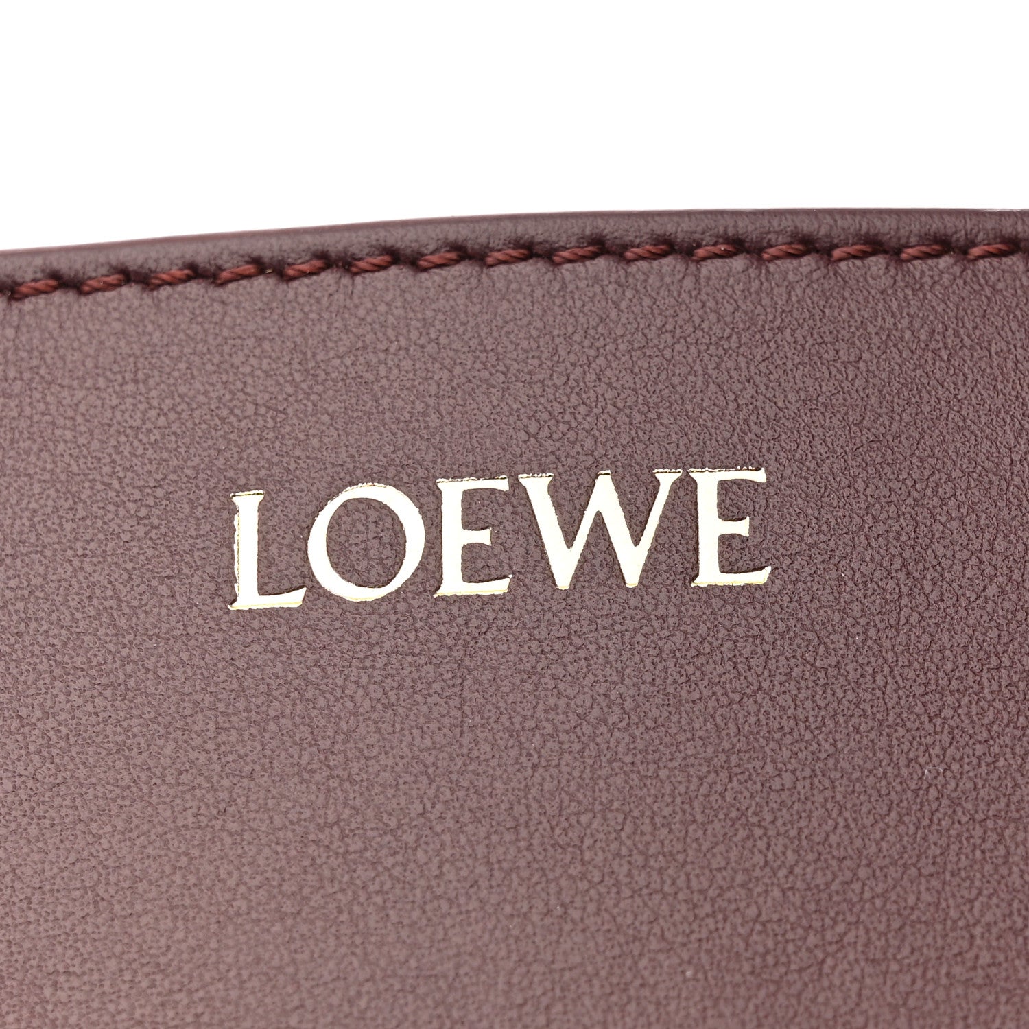 Loewe Shiny Calfskin Medium Puzzle Fold Tote Dark Burgundy 6 of 10