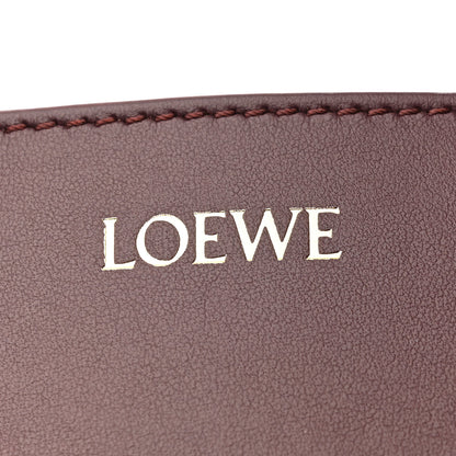 Loewe Shiny Calfskin Medium Puzzle Fold Tote Dark Burgundy 6 of 10