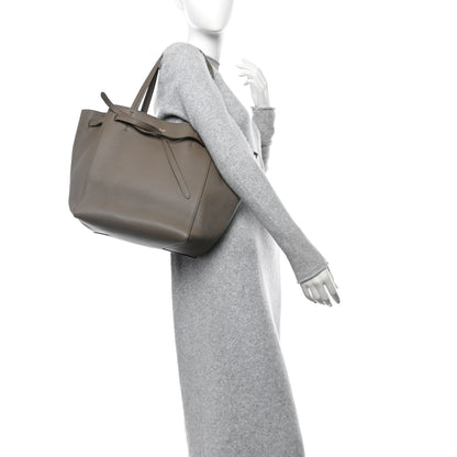 Celine Soft Grained Calfskin Small Belt Cabas Phantom Taupe 3 of 11