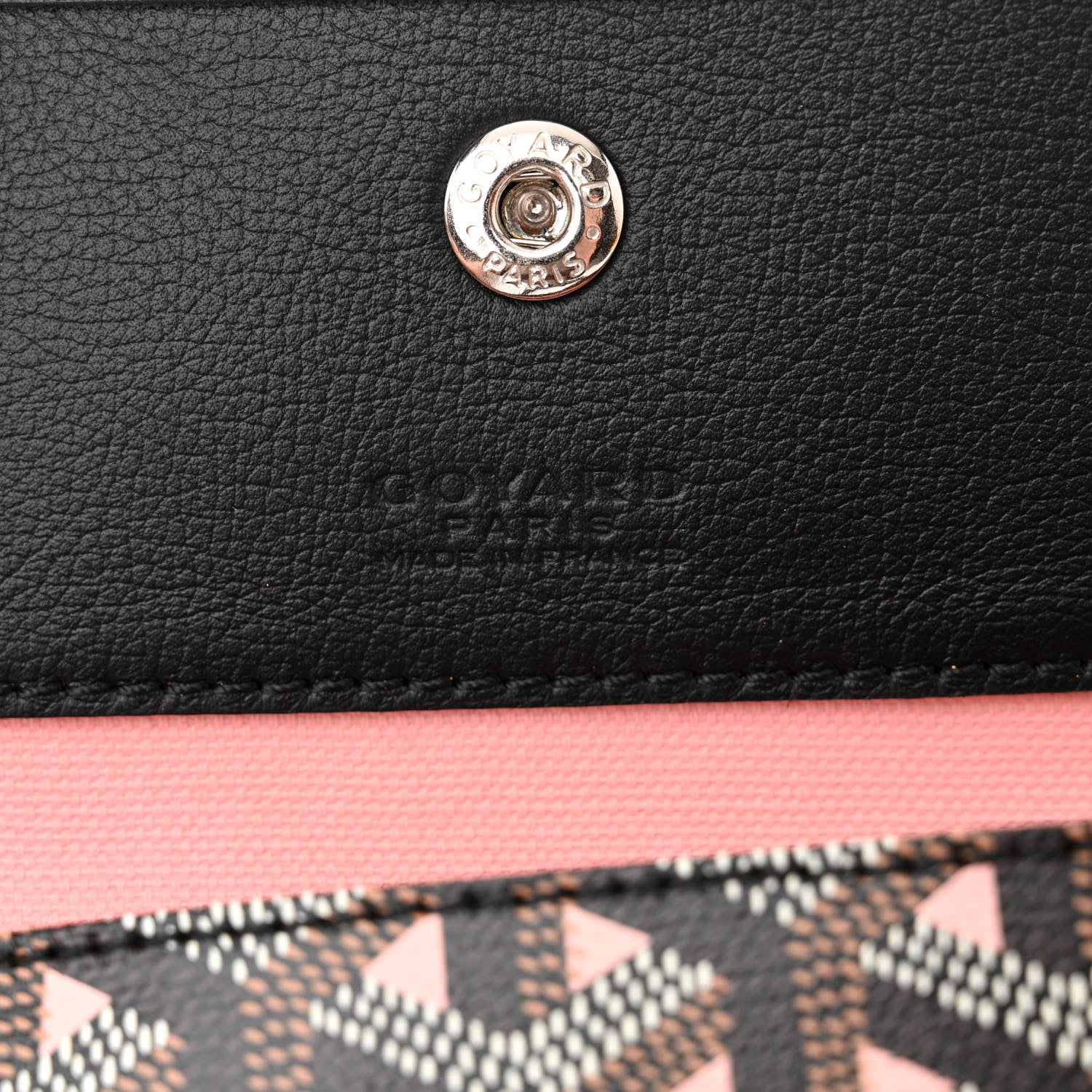 Goyard Goyardine Saint Louis Claire Voie PM Black Pink 6 of 10