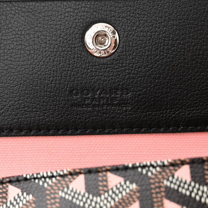 Goyard Goyardine Saint Louis Claire Voie PM Black Pink 6 of 10