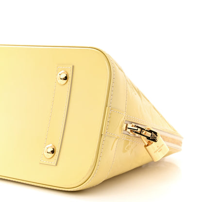 Louis Vuitton Vernis Alma PM Citrine 9 of 12