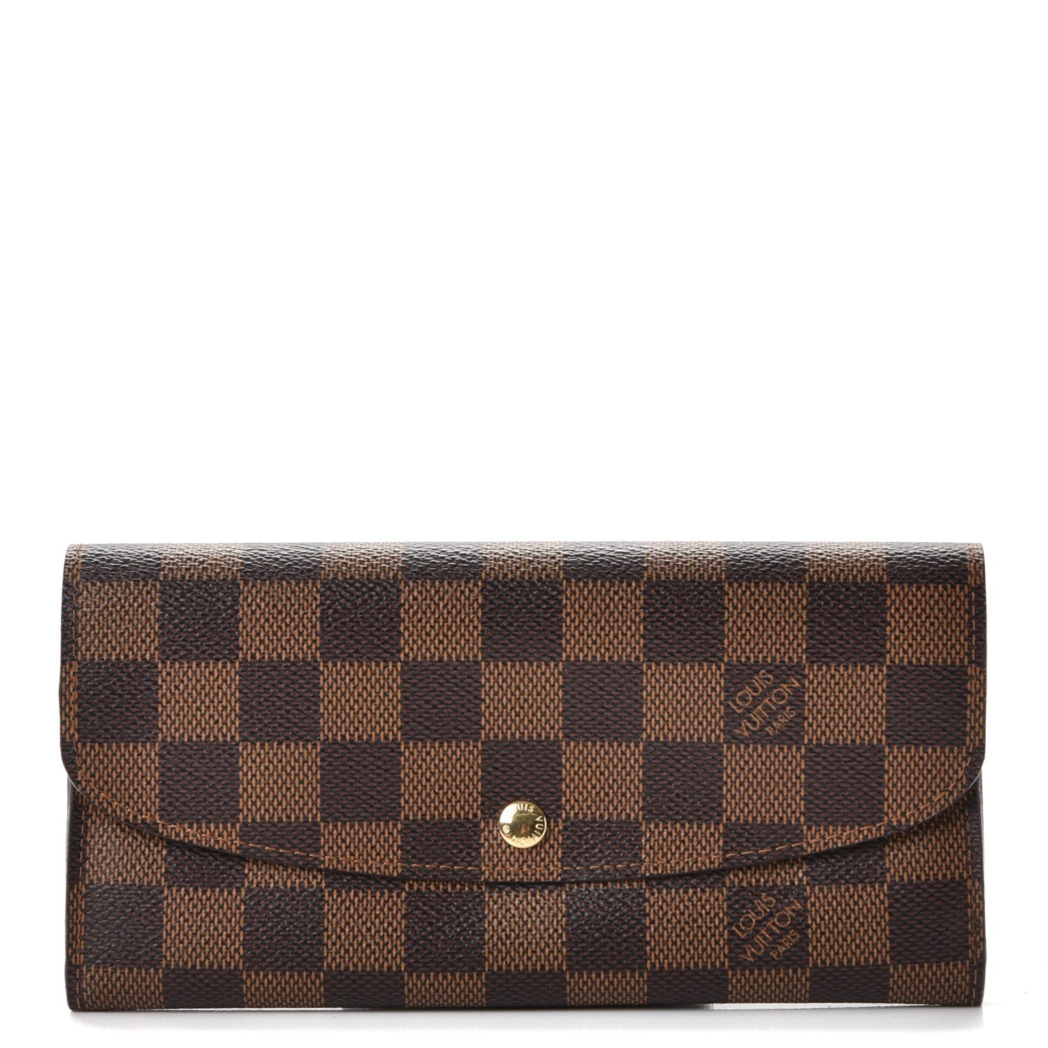 Louis Vuitton Damier Ebene Emilie Wallet 1 of 10