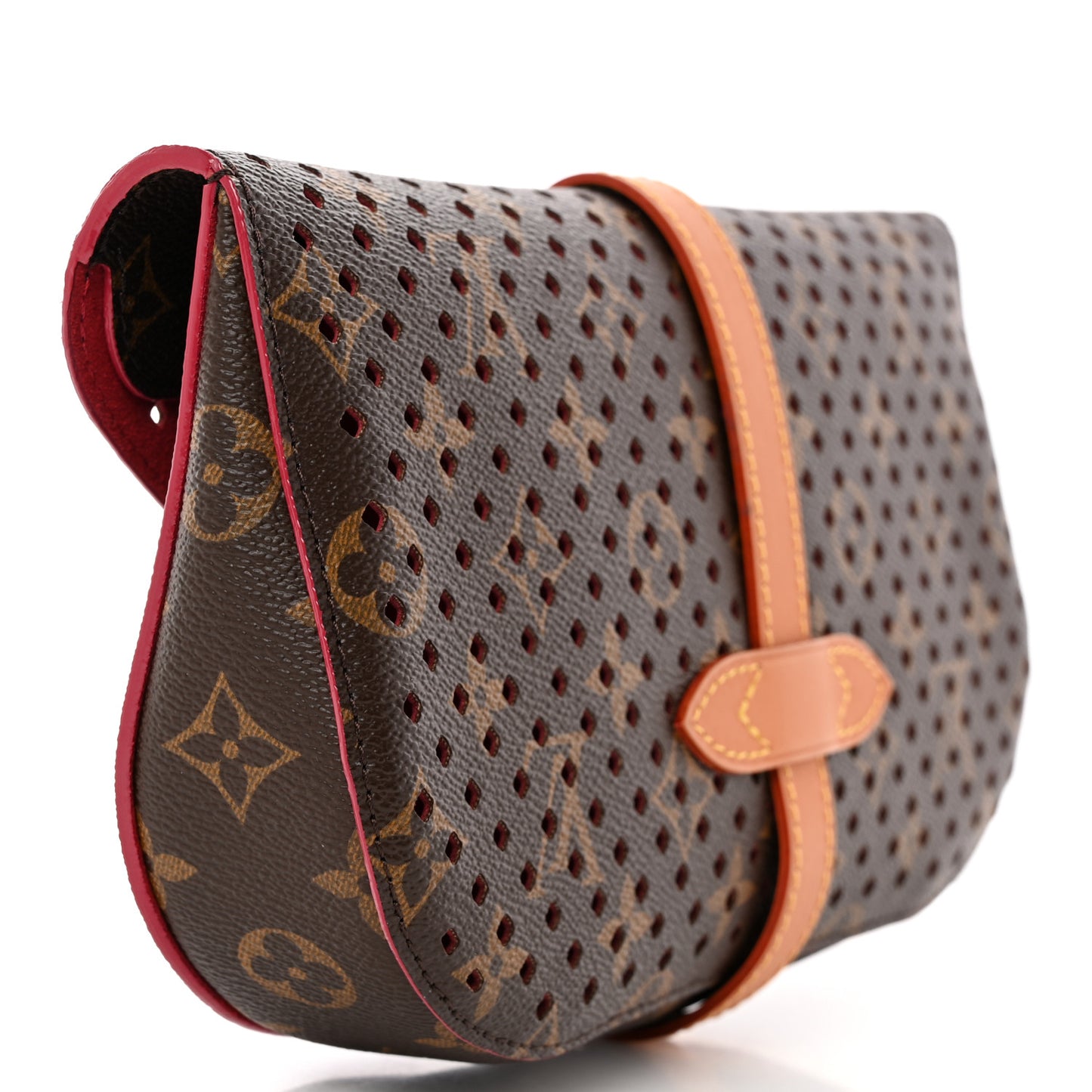 Monogram SC Flore Clutch Saumur Corail