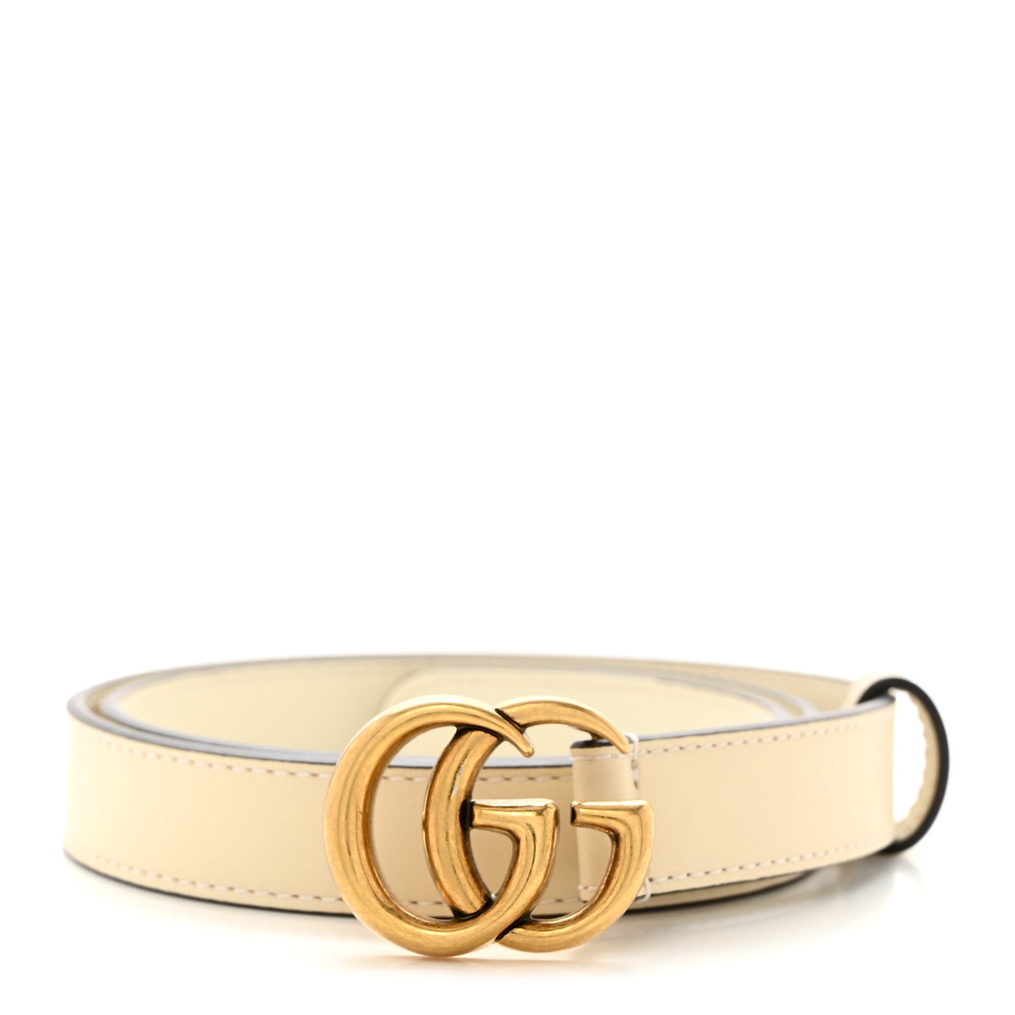 Calfskin Double G 20mm Belt 70 28 Mystic White