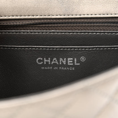 Chanel Metallic Lambskin Quilted Mini Rectangular Flap Ruthenium 6 of 11