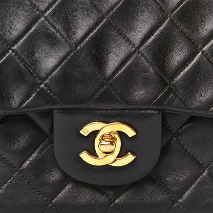Chanel Lambskin Quilted Small Double Flap Black 9 of 13