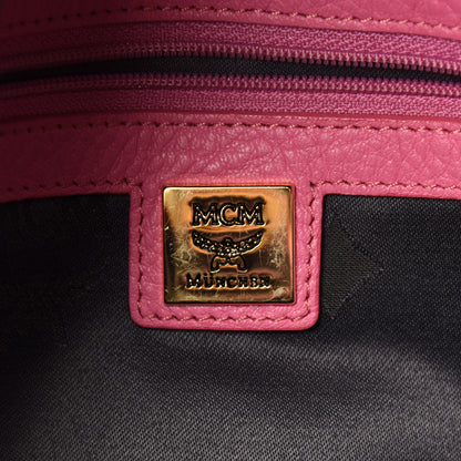 MCM Visetos Studded Medium Stark M Backpack Pink 6 of 16