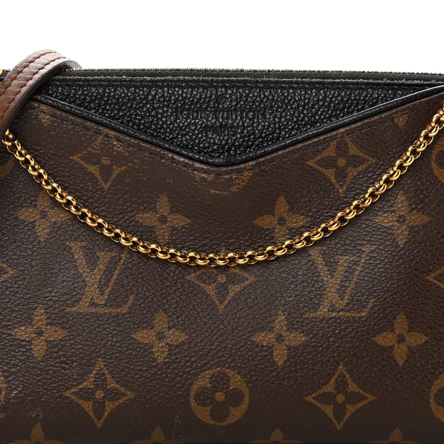 Monogram Pallas Clutch Black