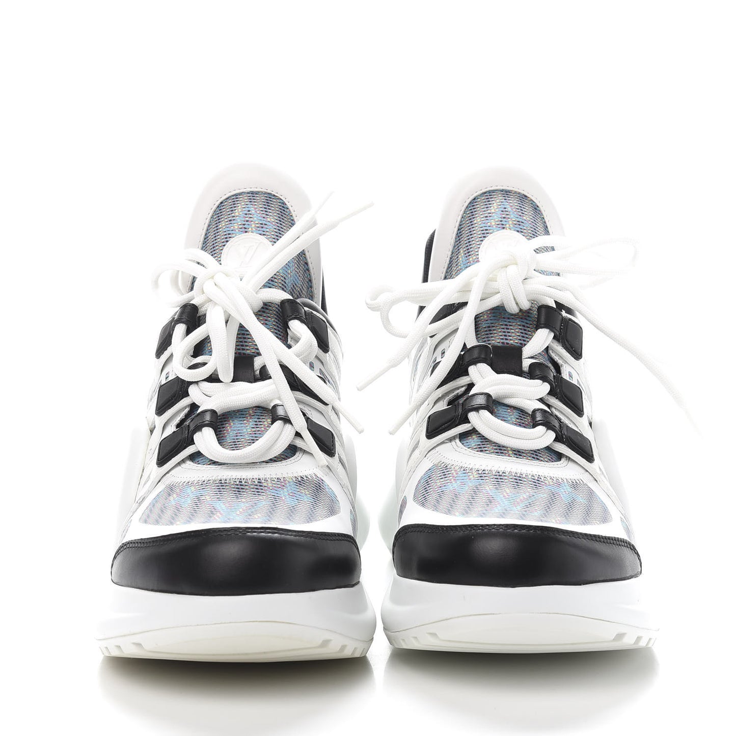 Calfskin Nylon LV Pop Archlight Sneaker 40 Blue