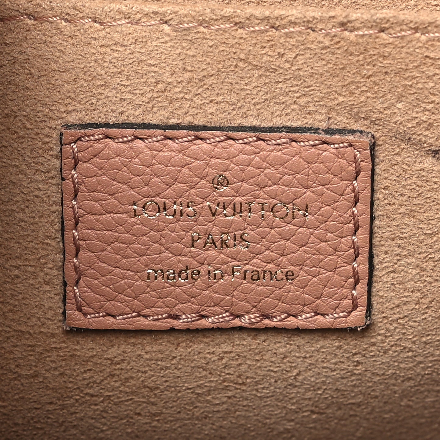 Grained Calfskin Lockme Chain Bag PM Rose Silk