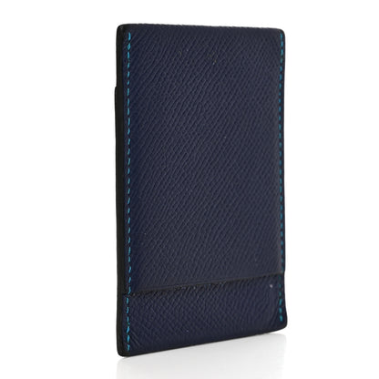 Hermes Epsom MC2 Gama Card Holder Bleu Encre Bleu Du Nord 3 of 6