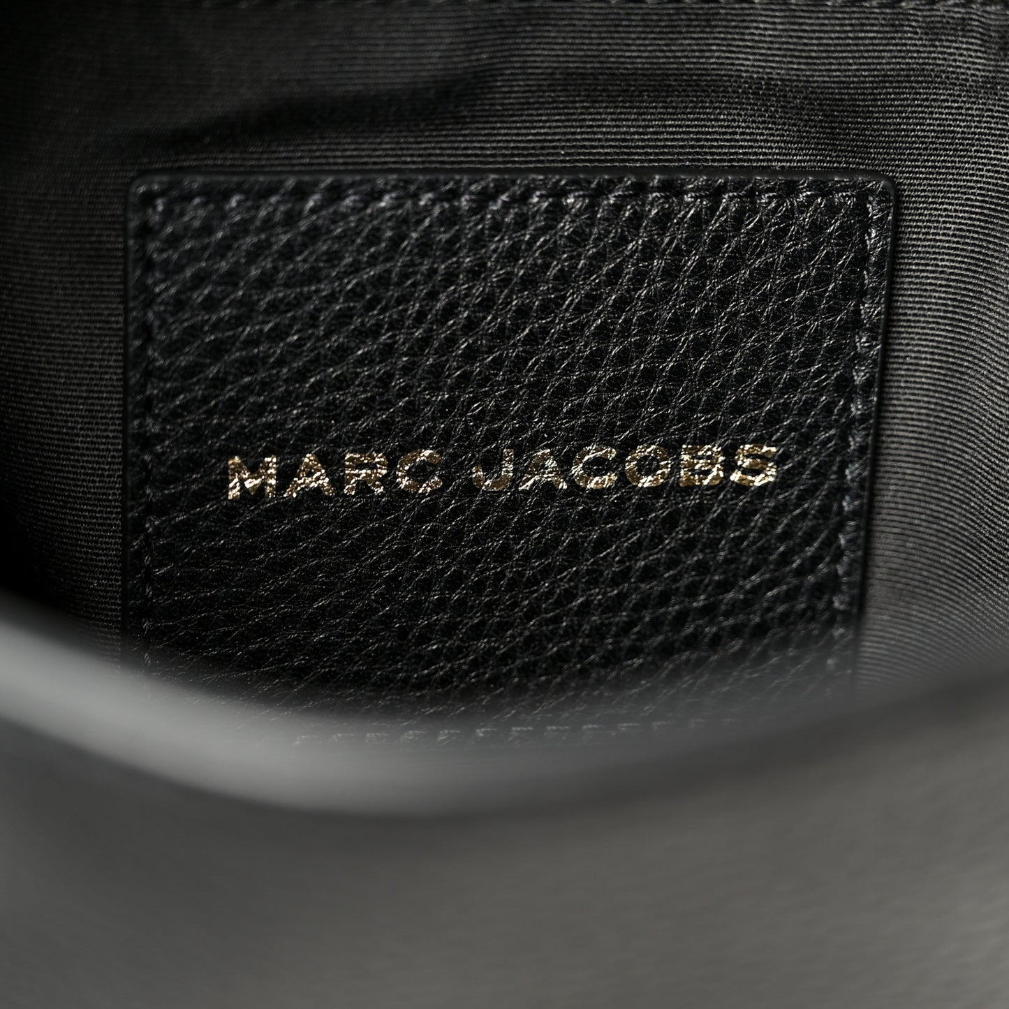 Grained Calfskin Drifter Bucket Bag Black