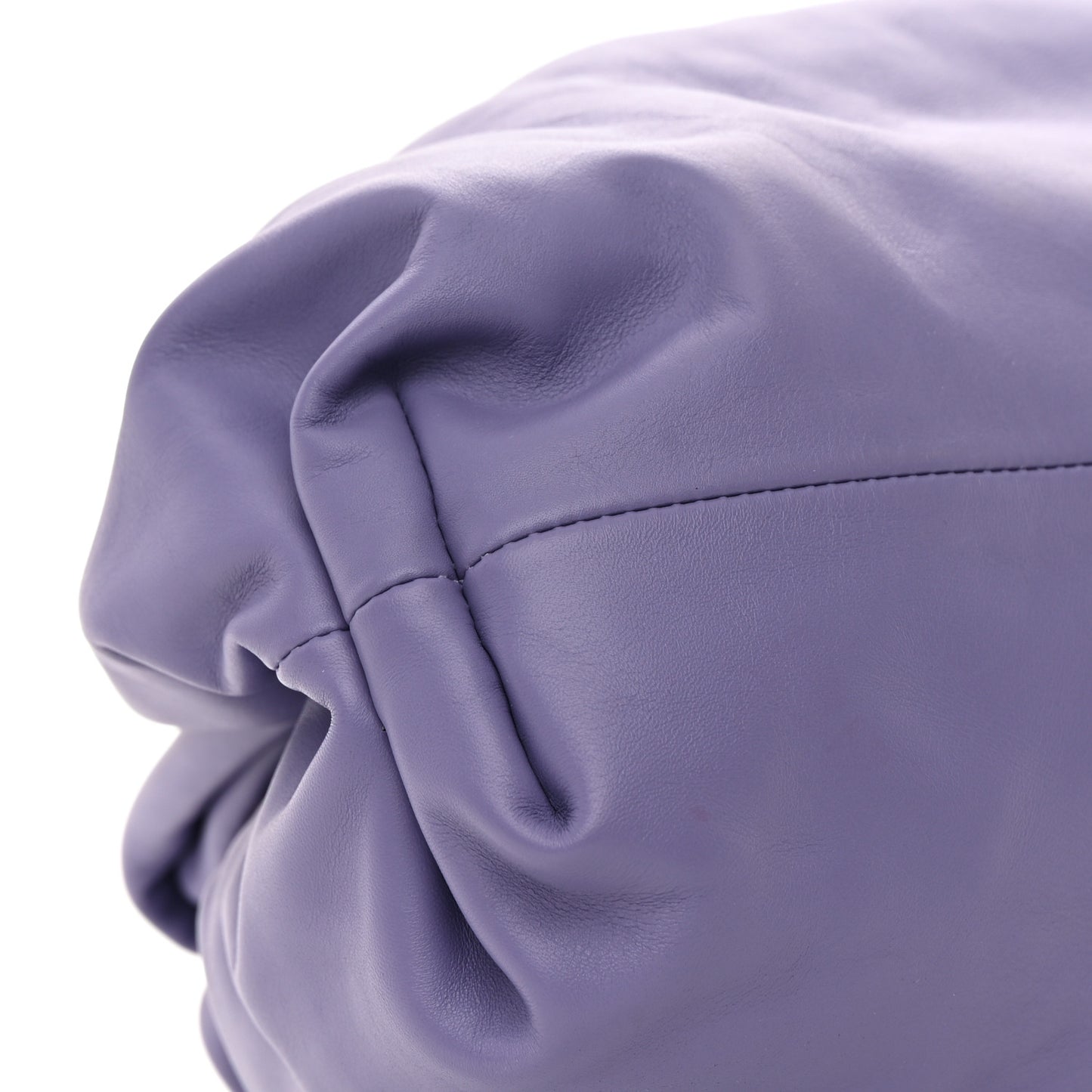 Smooth Butter Calf The Pouch Oversized Clutch Purple